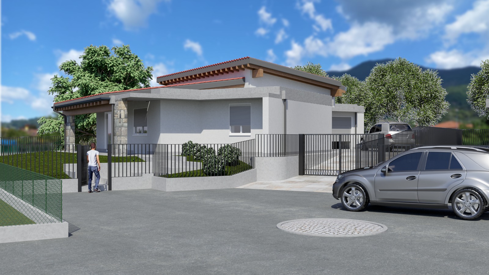 Cenate Sopra, nuova villa unifamiliare 